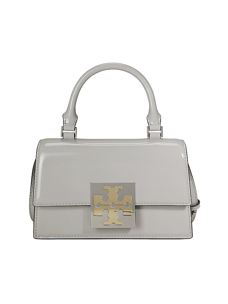 TORY BURCH Ledertasche - Mini Bag SPAZZOLATO grau damen